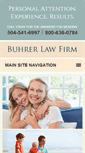 Mobile Screenshot of buhrerlaw.com